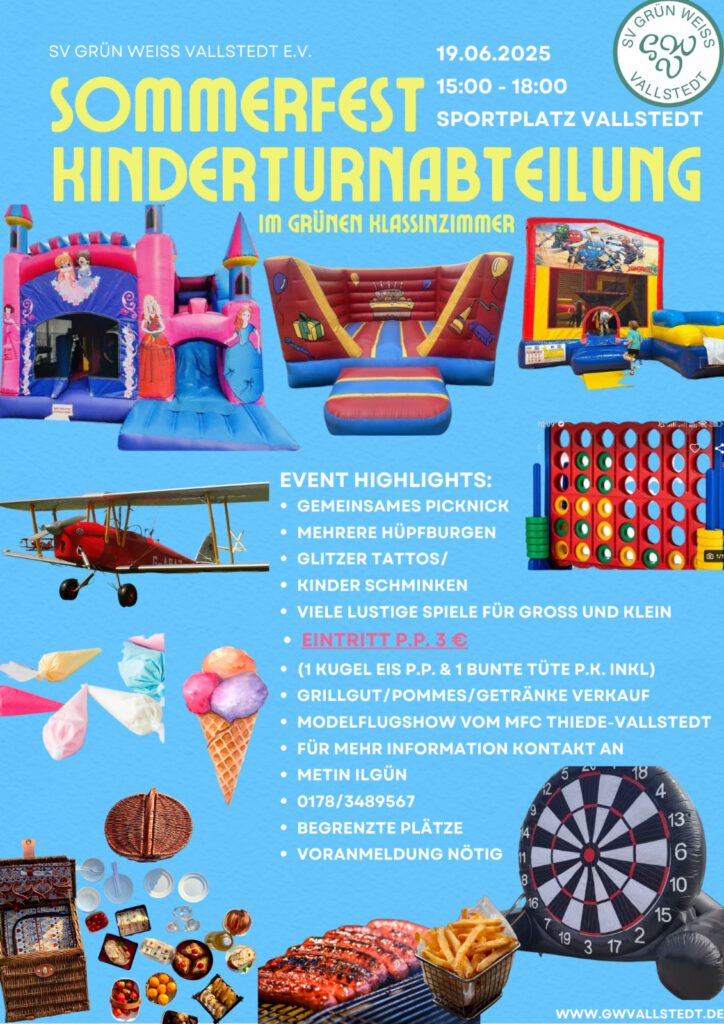 Sommerfest Kinderturnabteilung
